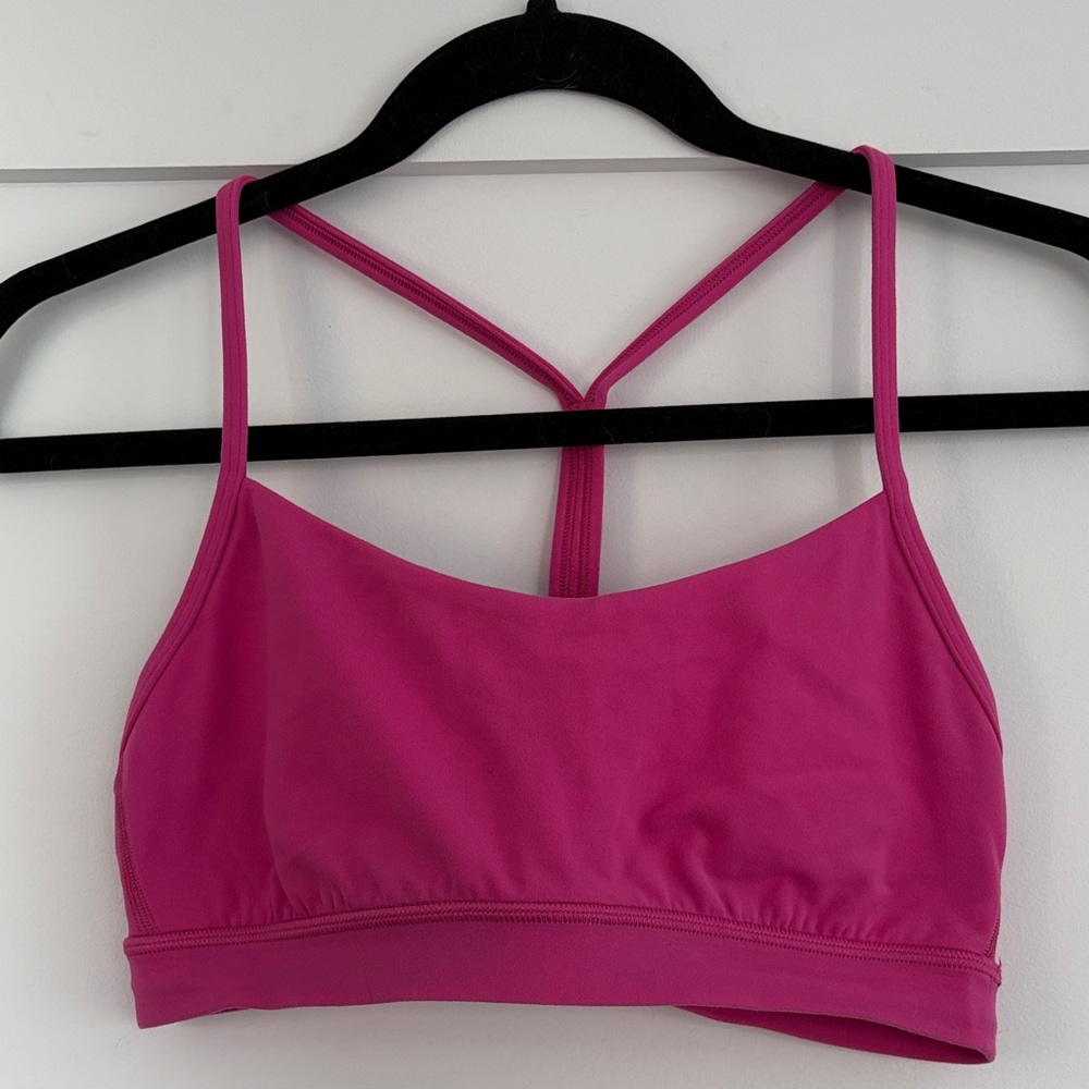 Lululemon Pink Strappy Sports Bra